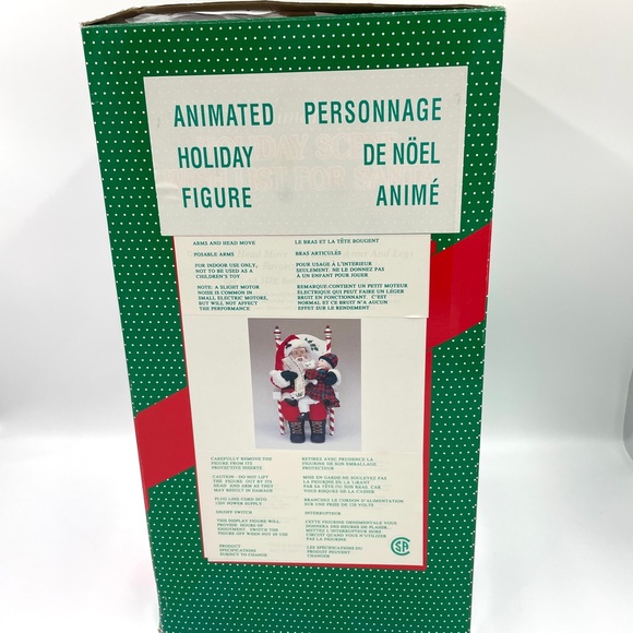 Holiday Creations Animated Musical Santa Figure - Picture 11 of 14